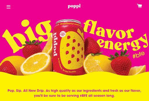 Poppis branding Screenshot