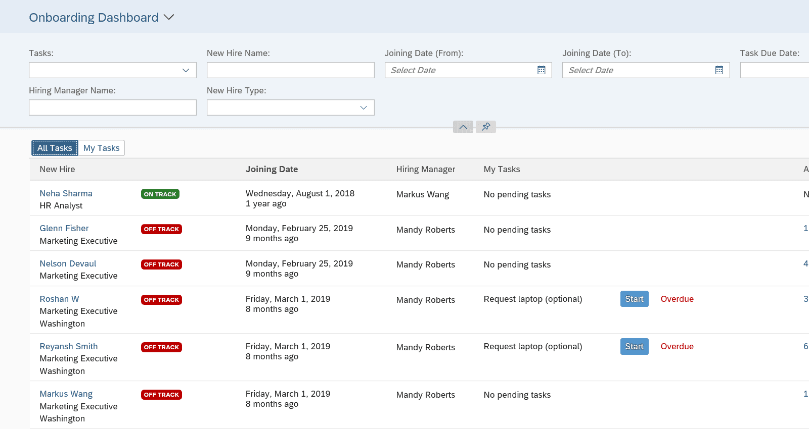 SAP Order Management screenshot