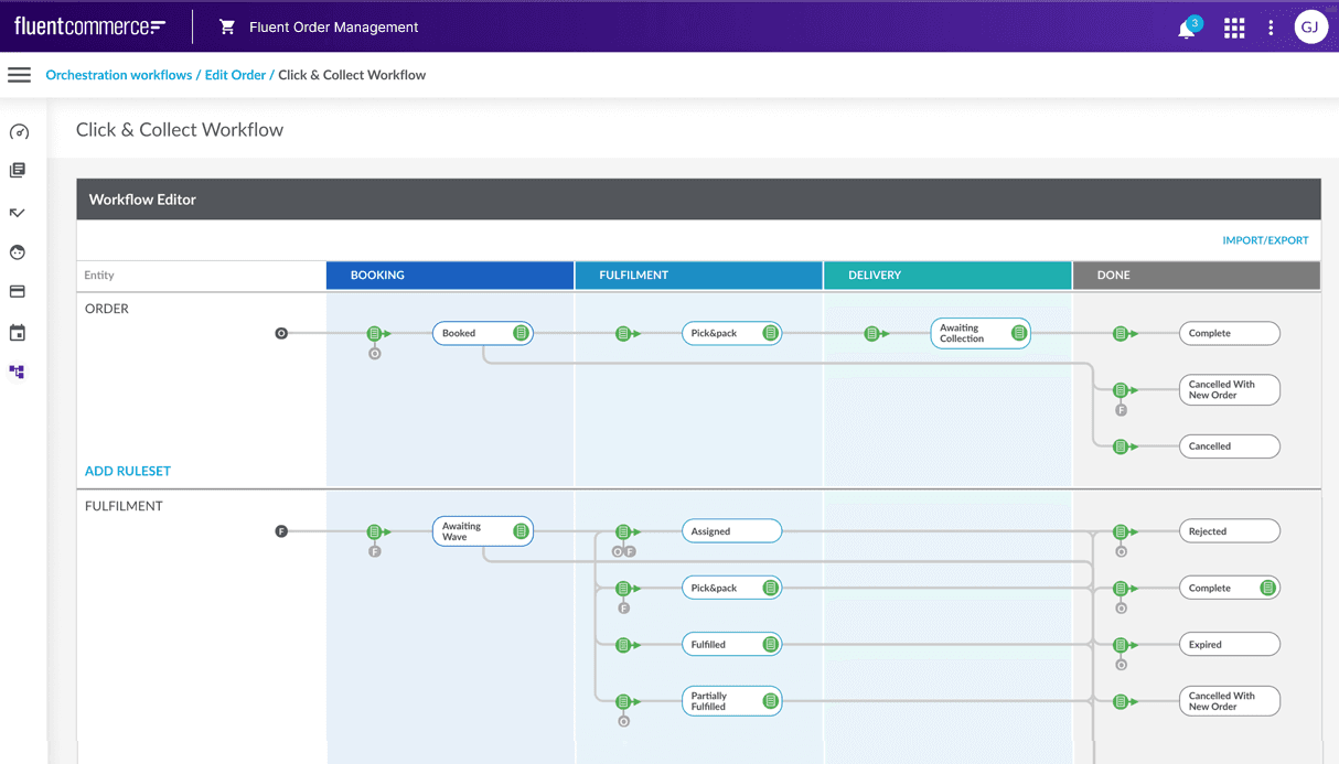 Fluent Order Management screenshot