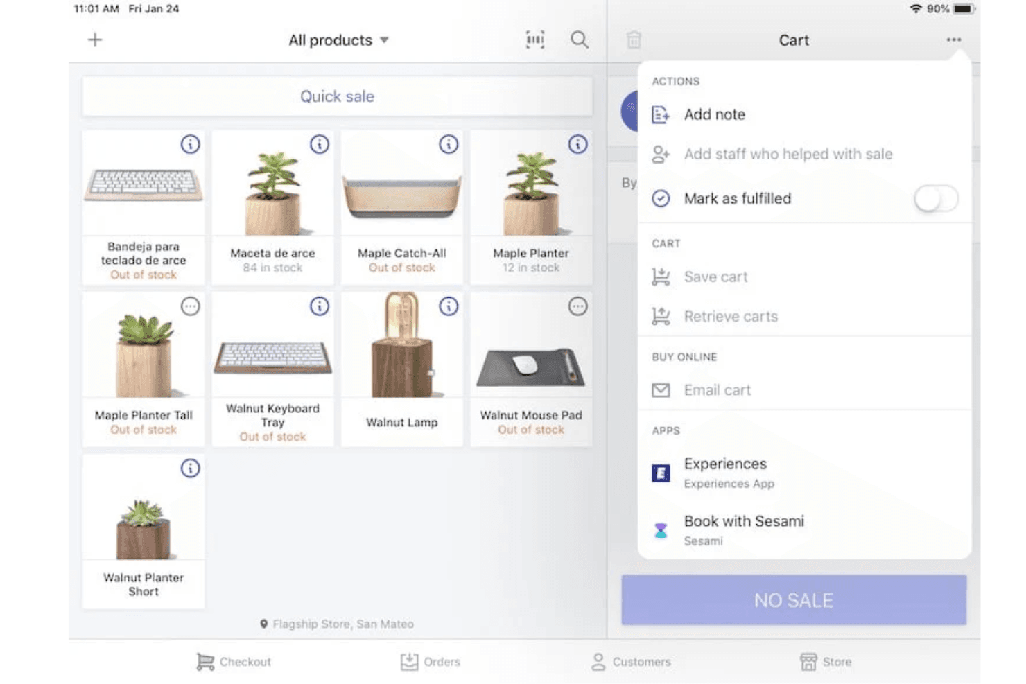 Shopify POS screenshot