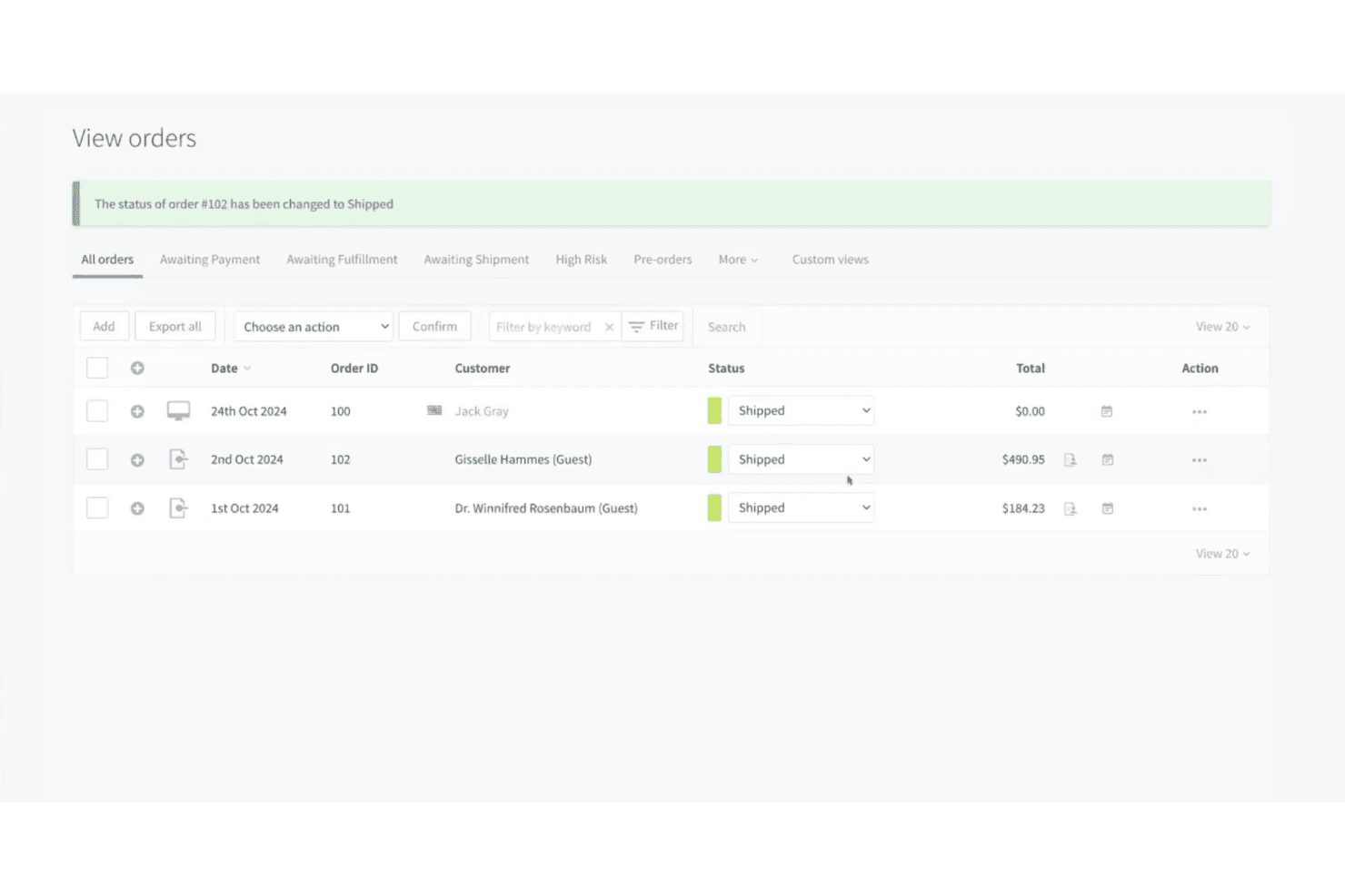 BigCommerce screenshot