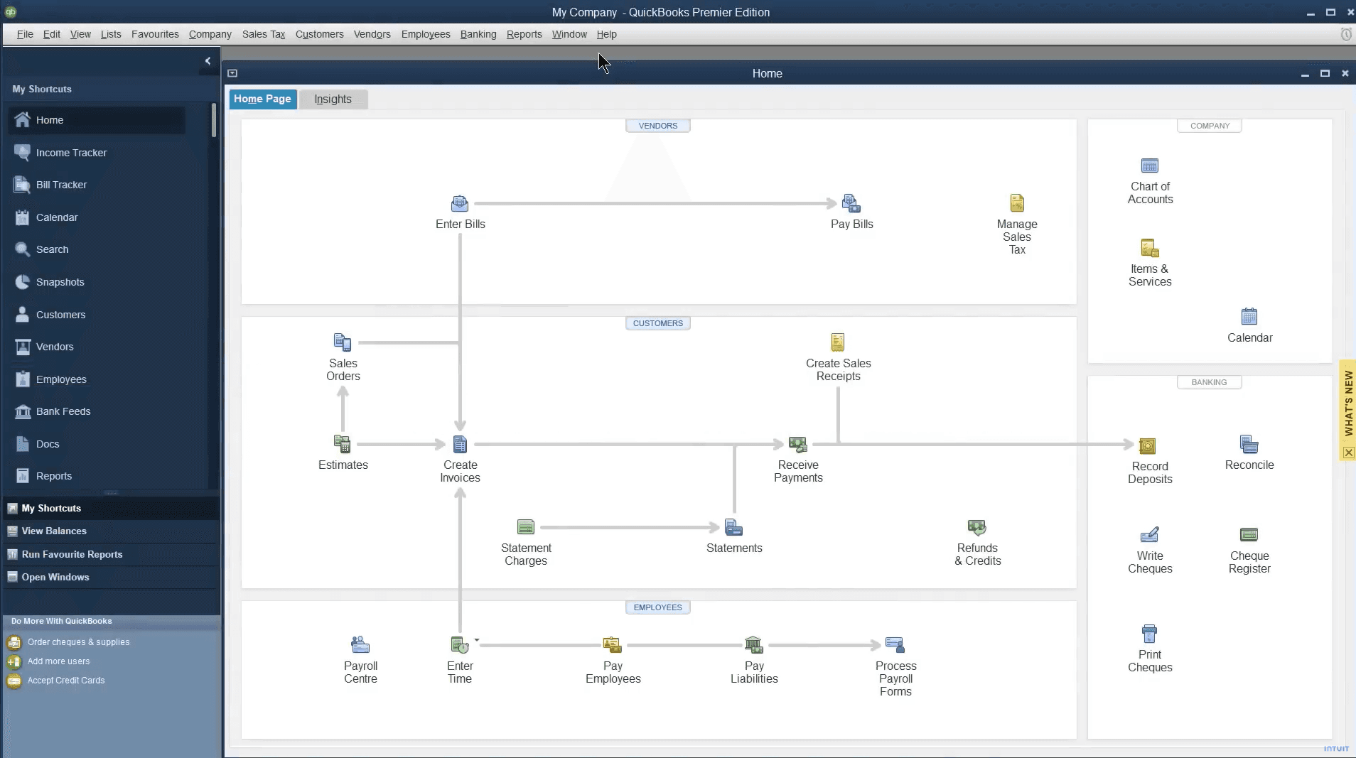 QuickBooks Desktop Enterprise screenshot