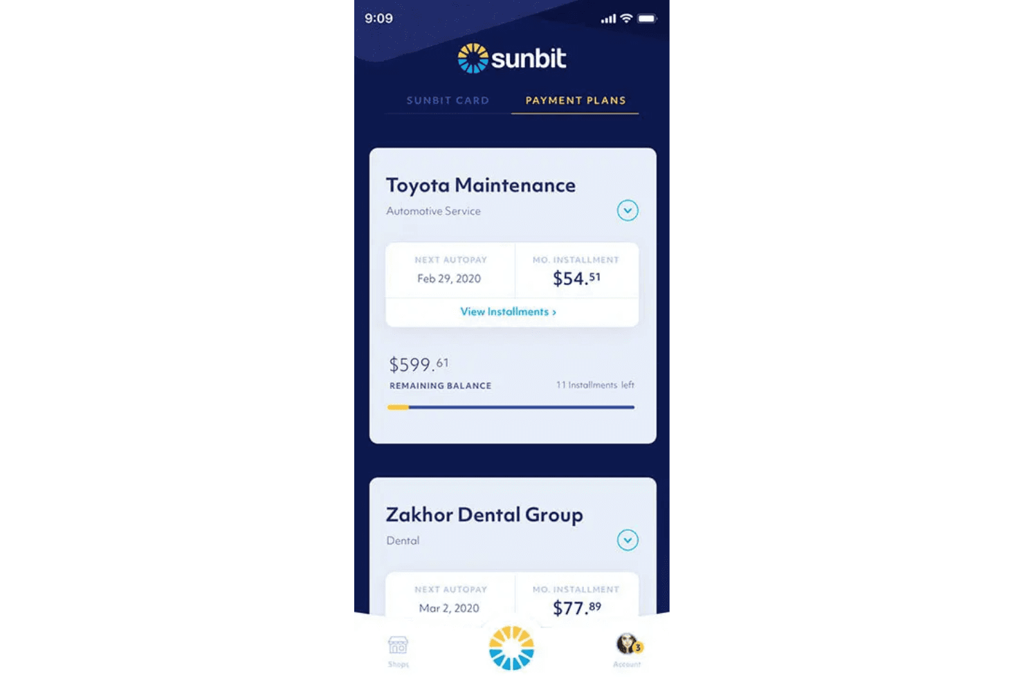 Sunbit screenshot