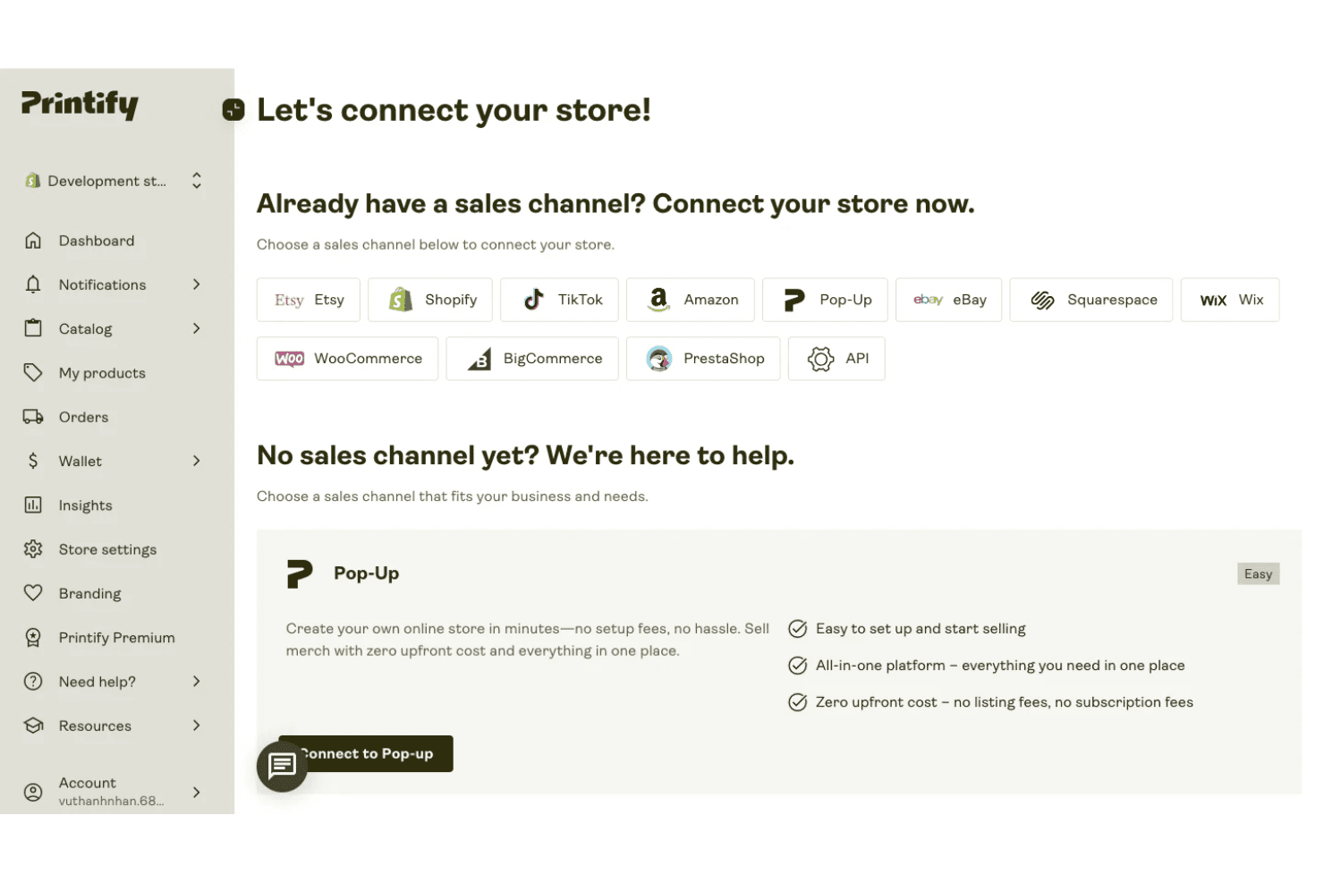 Printify screenshot