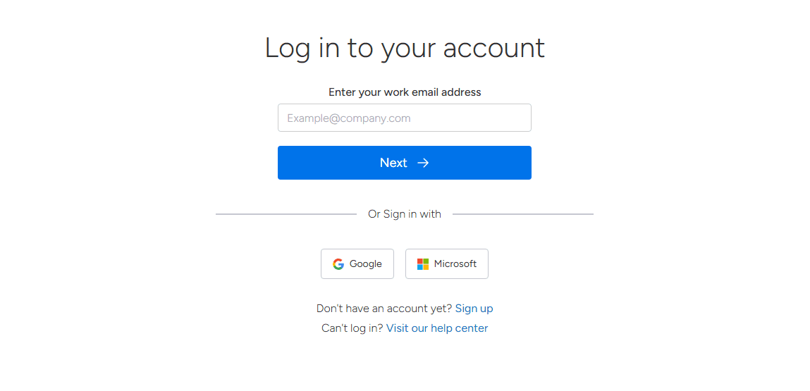 monday AI Workspace screenshot
