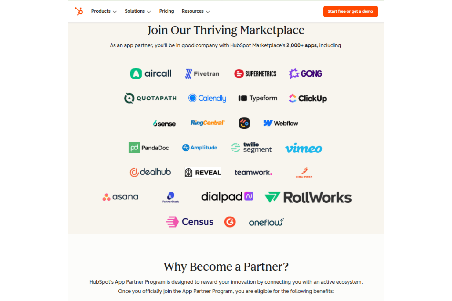 HubSpot screenshot