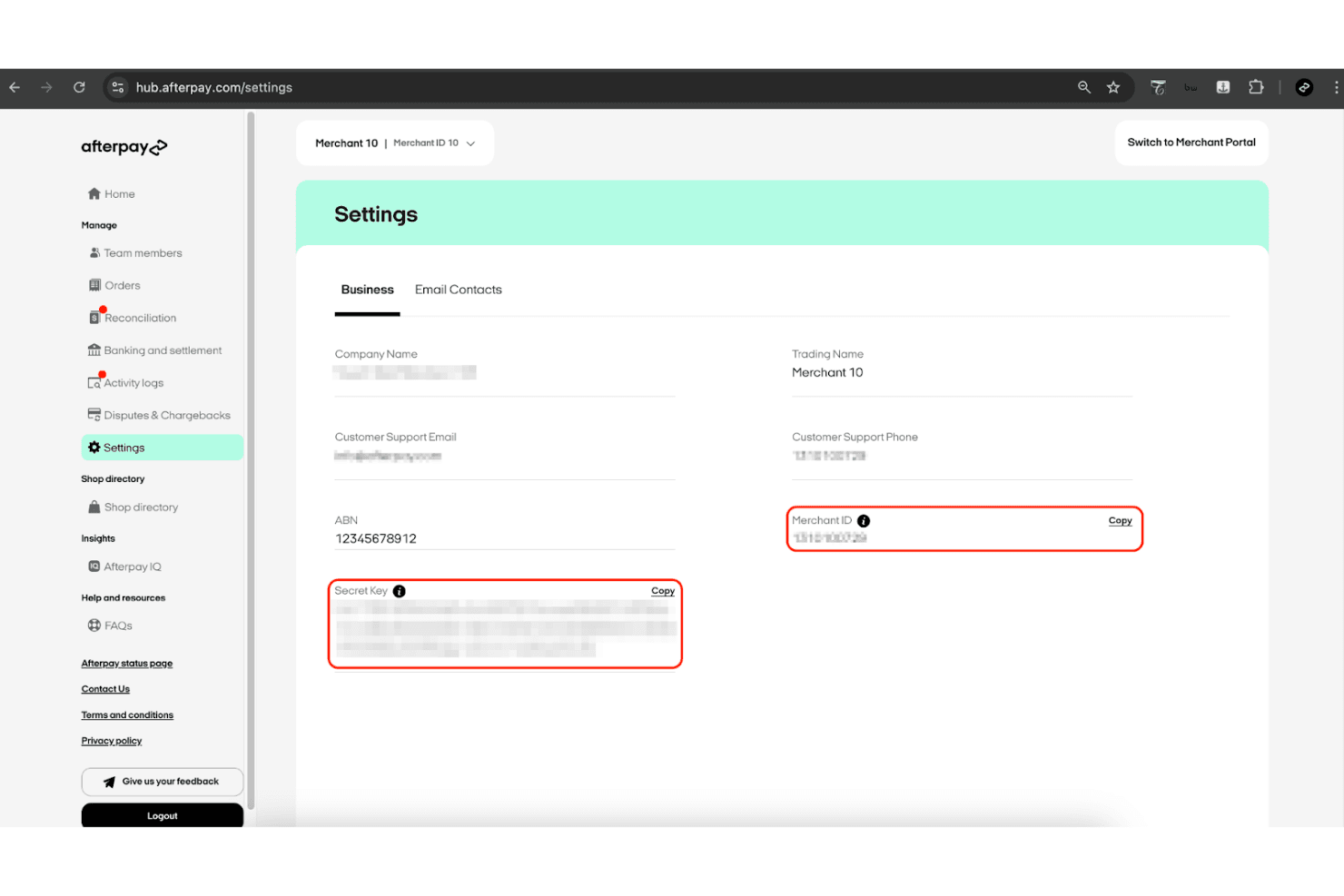 Afterpay screenshot