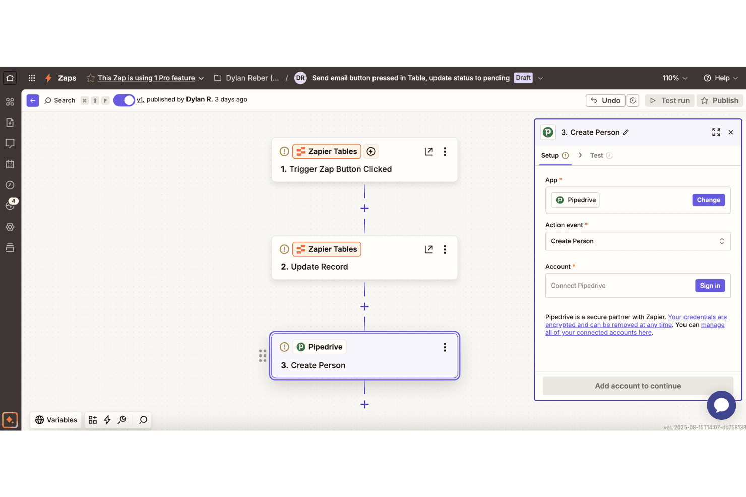 Zapier screenshot