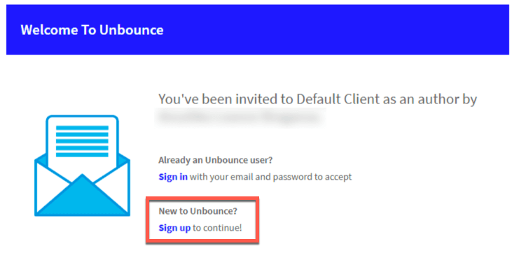 Unbounce screenshot