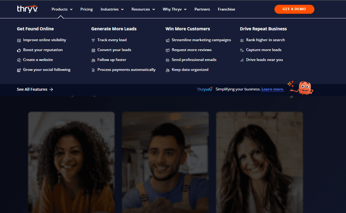 Thryv screenshot