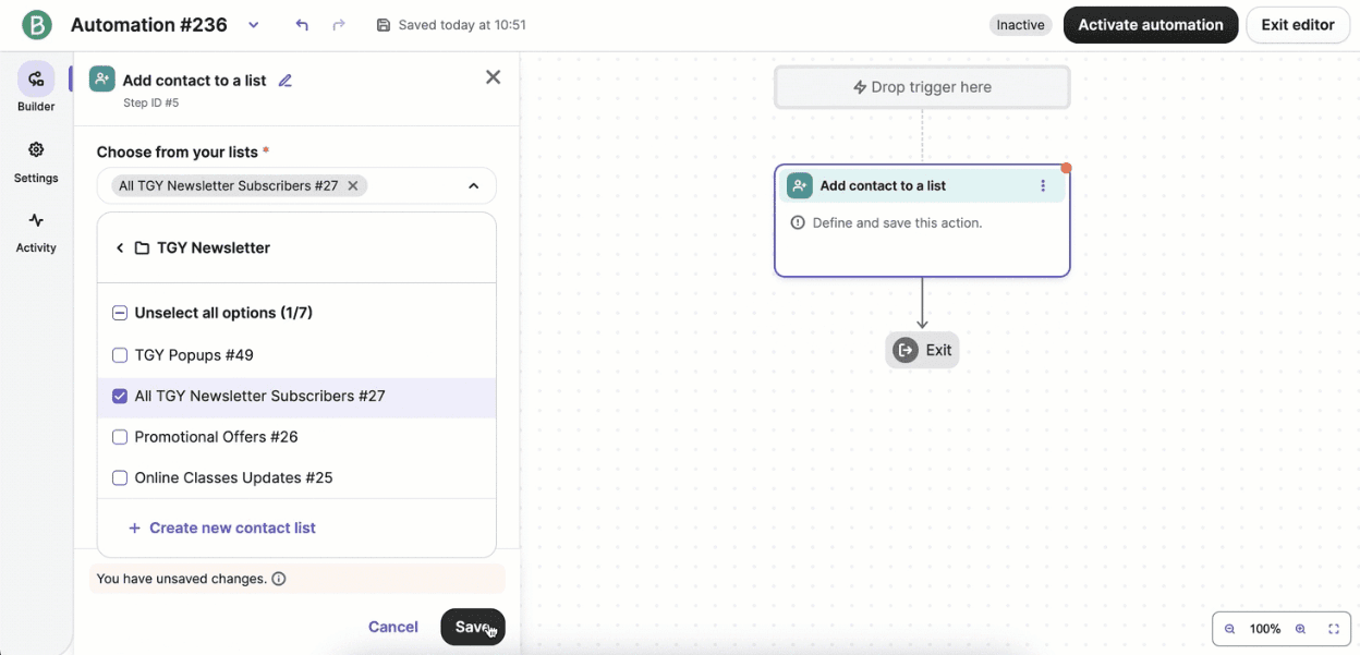 Brevo screenshot