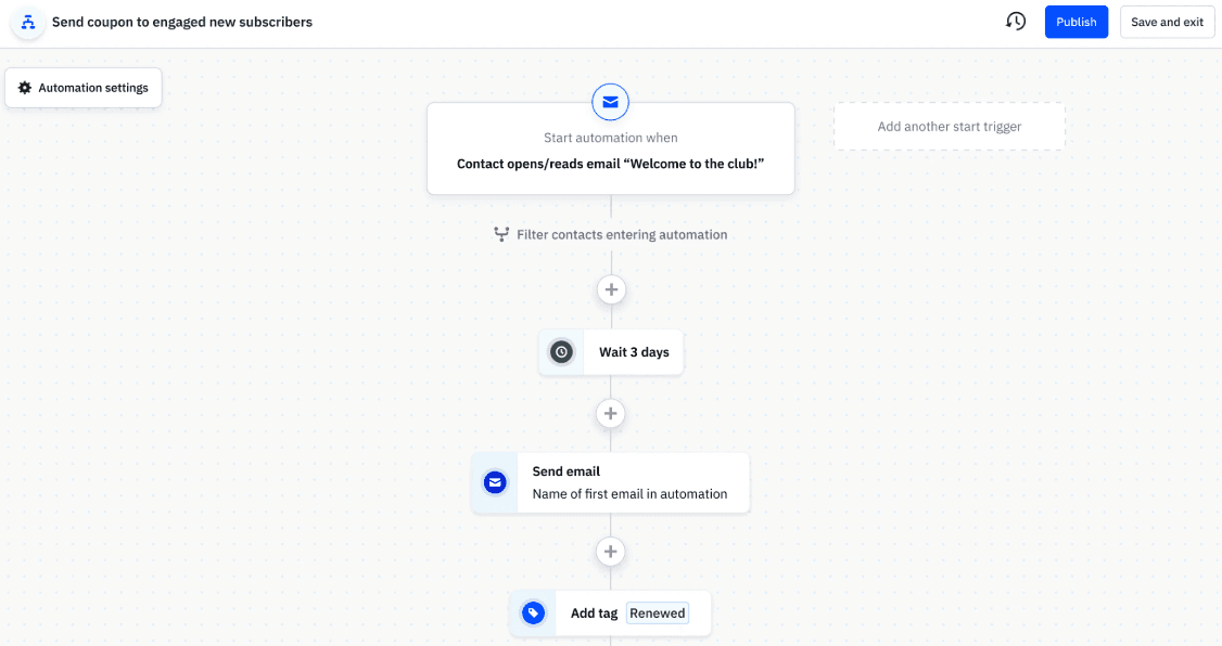 ActiveCampaign screenshot
