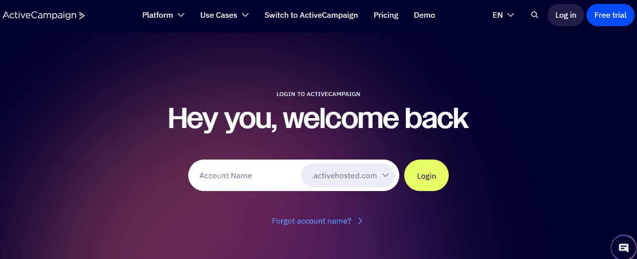 ActiveCampaign screenshot