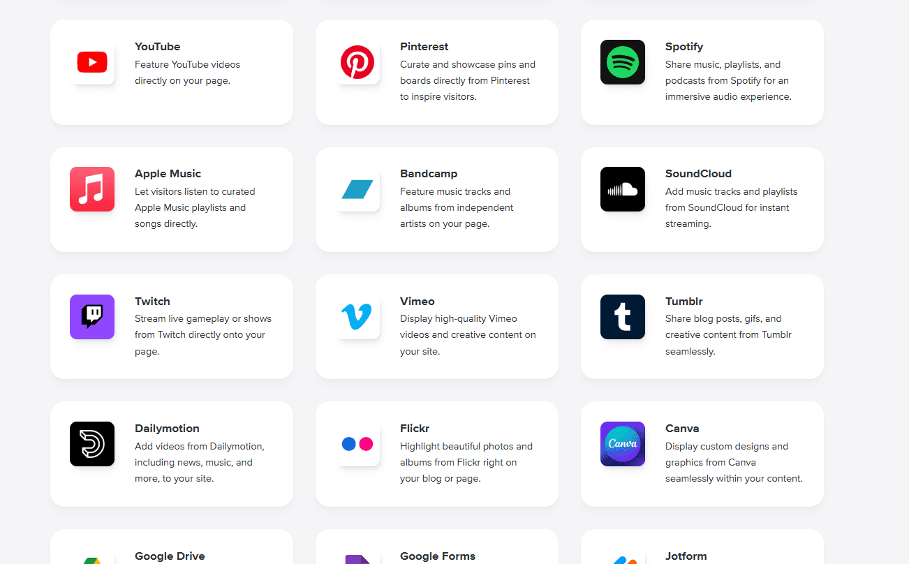 Webador screenshot
