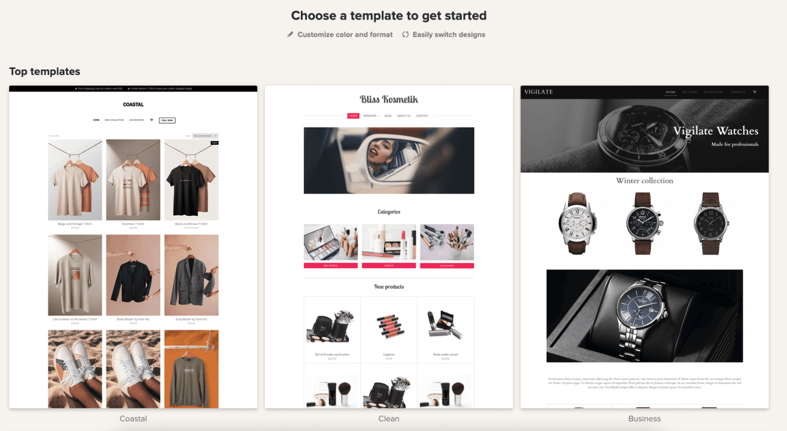 Webador screenshot