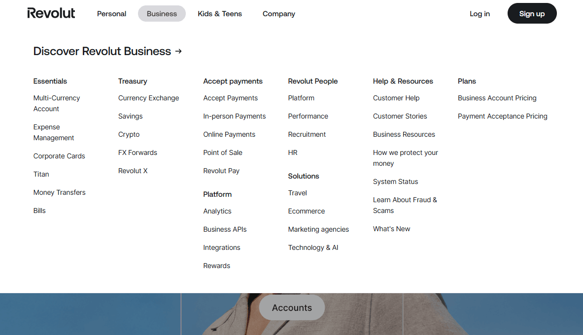 Revolut screenshot