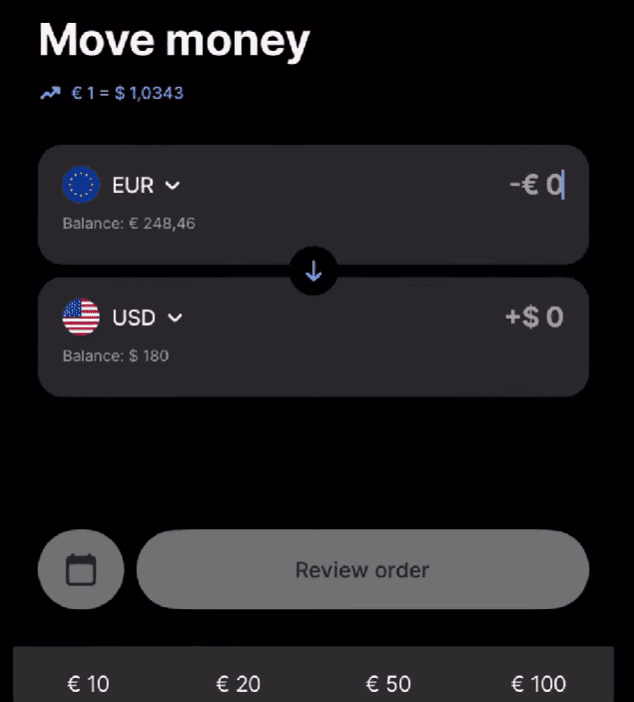 Revolut screenshot