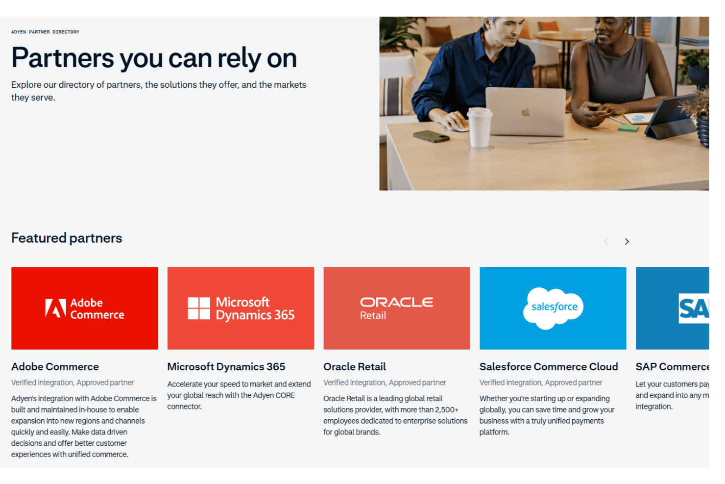 Adyen screenshot
