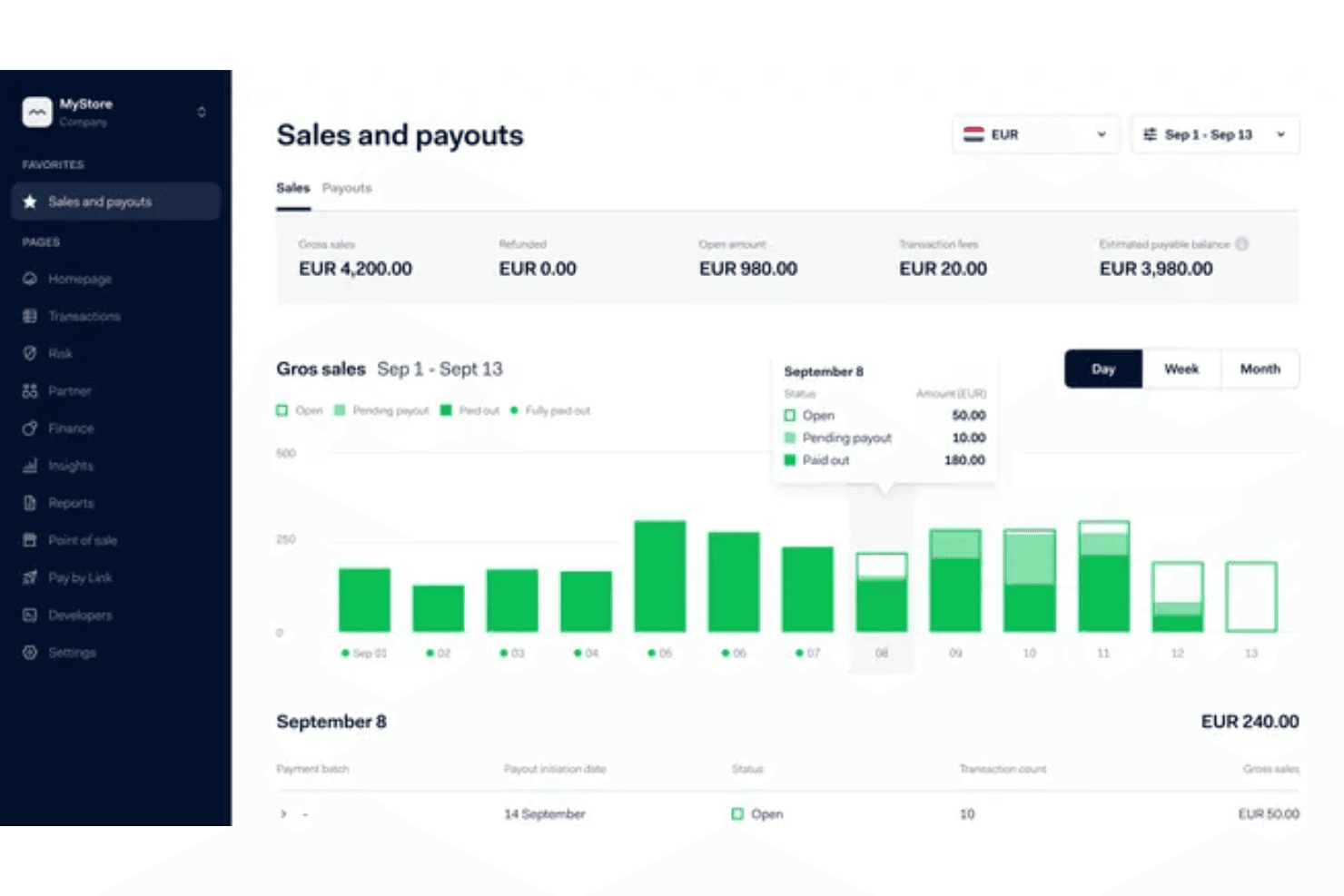 Adyen screenshot
