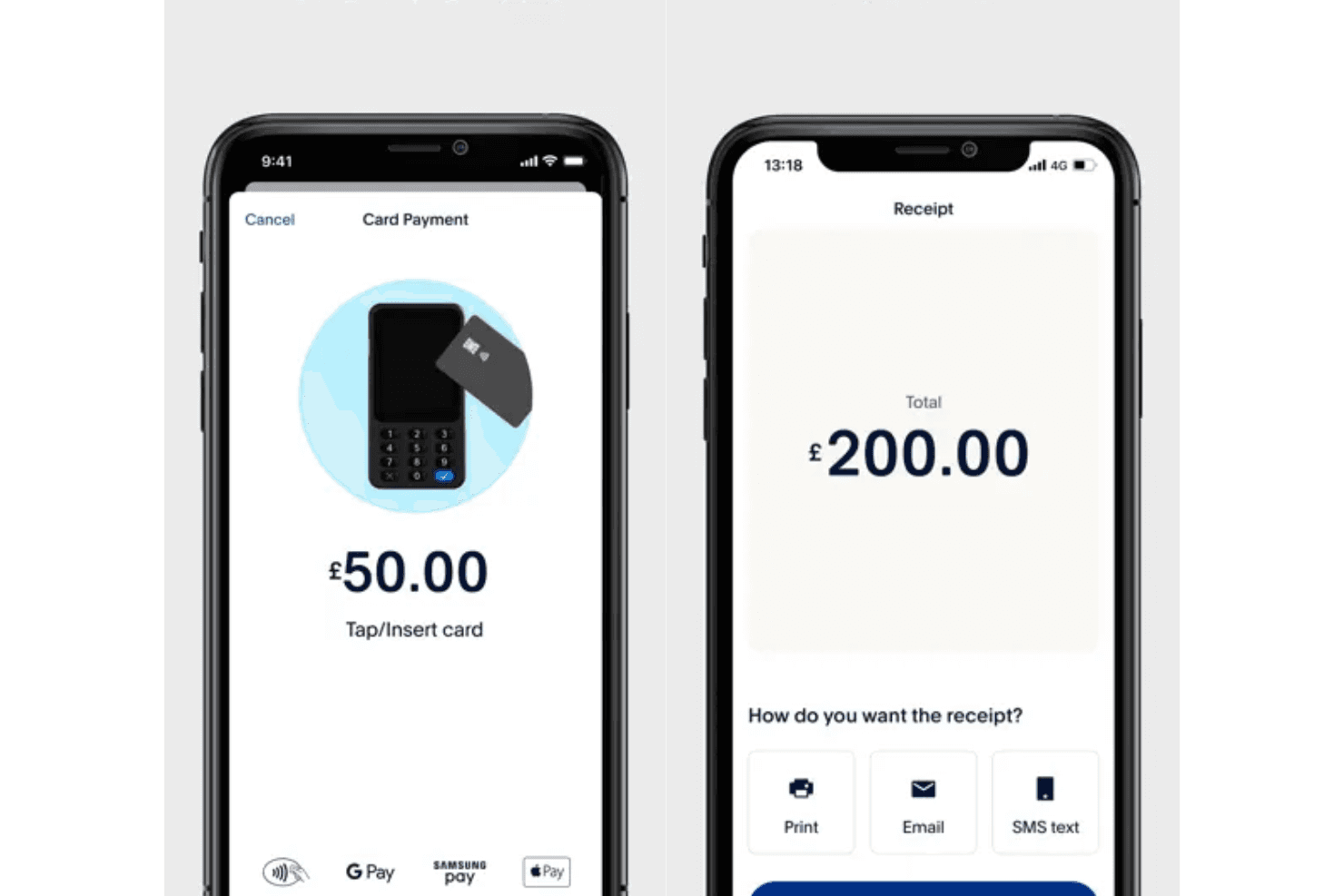 PayPal POS screenshot