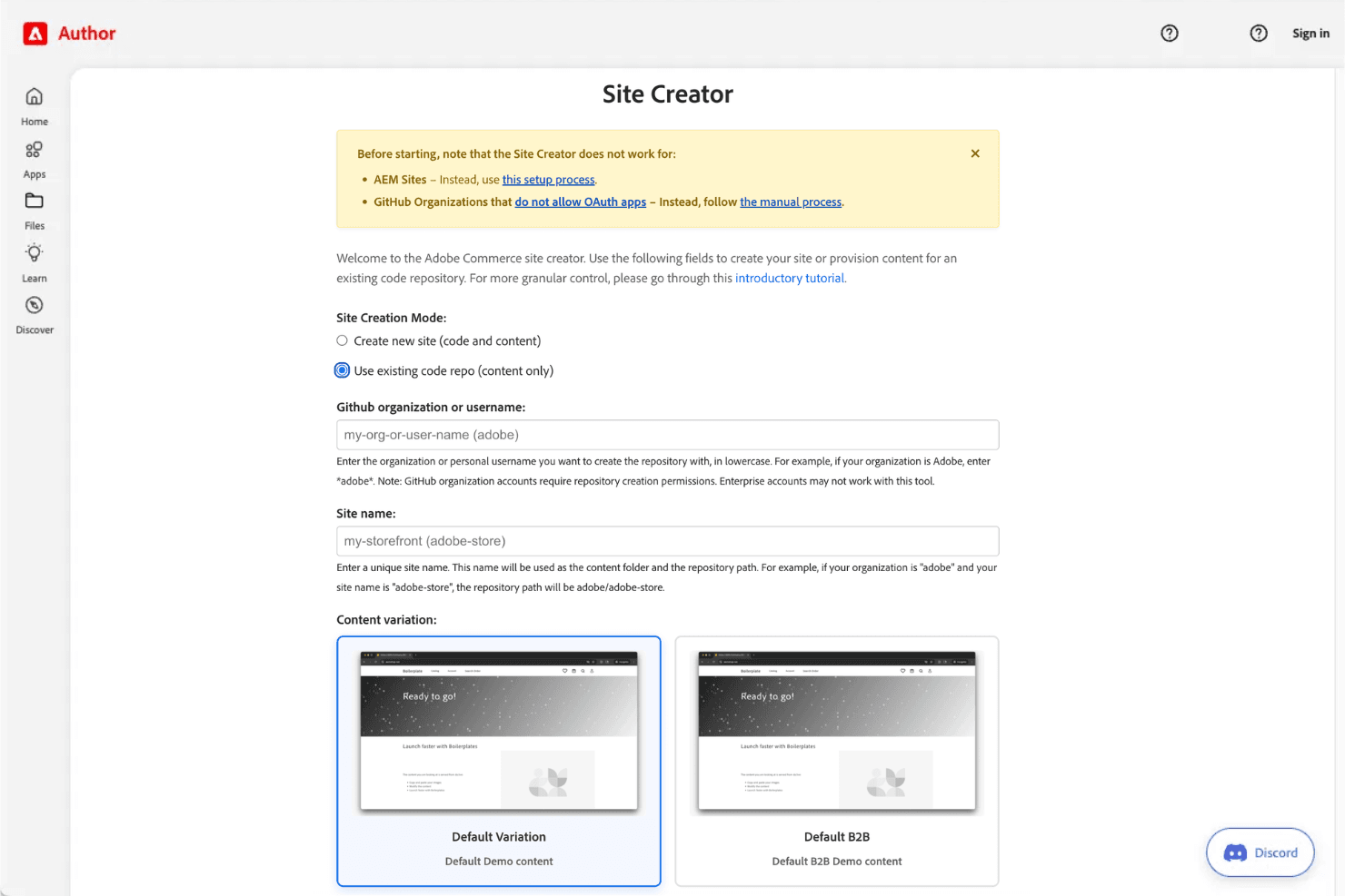 Adobe Commerce screenshot