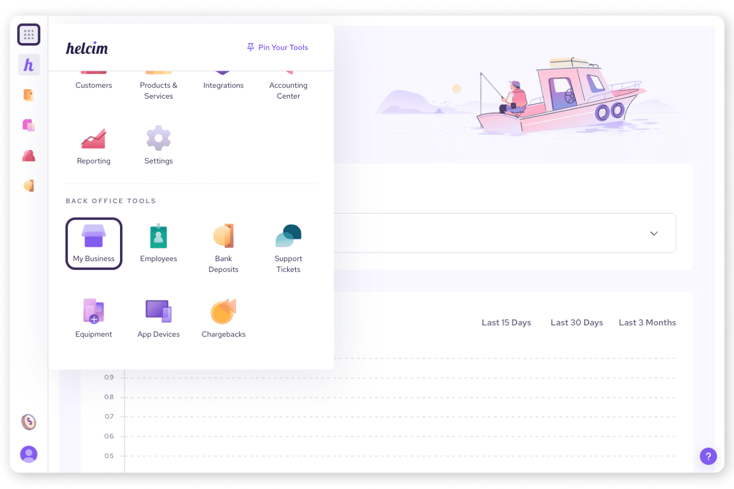 Helcim screenshot