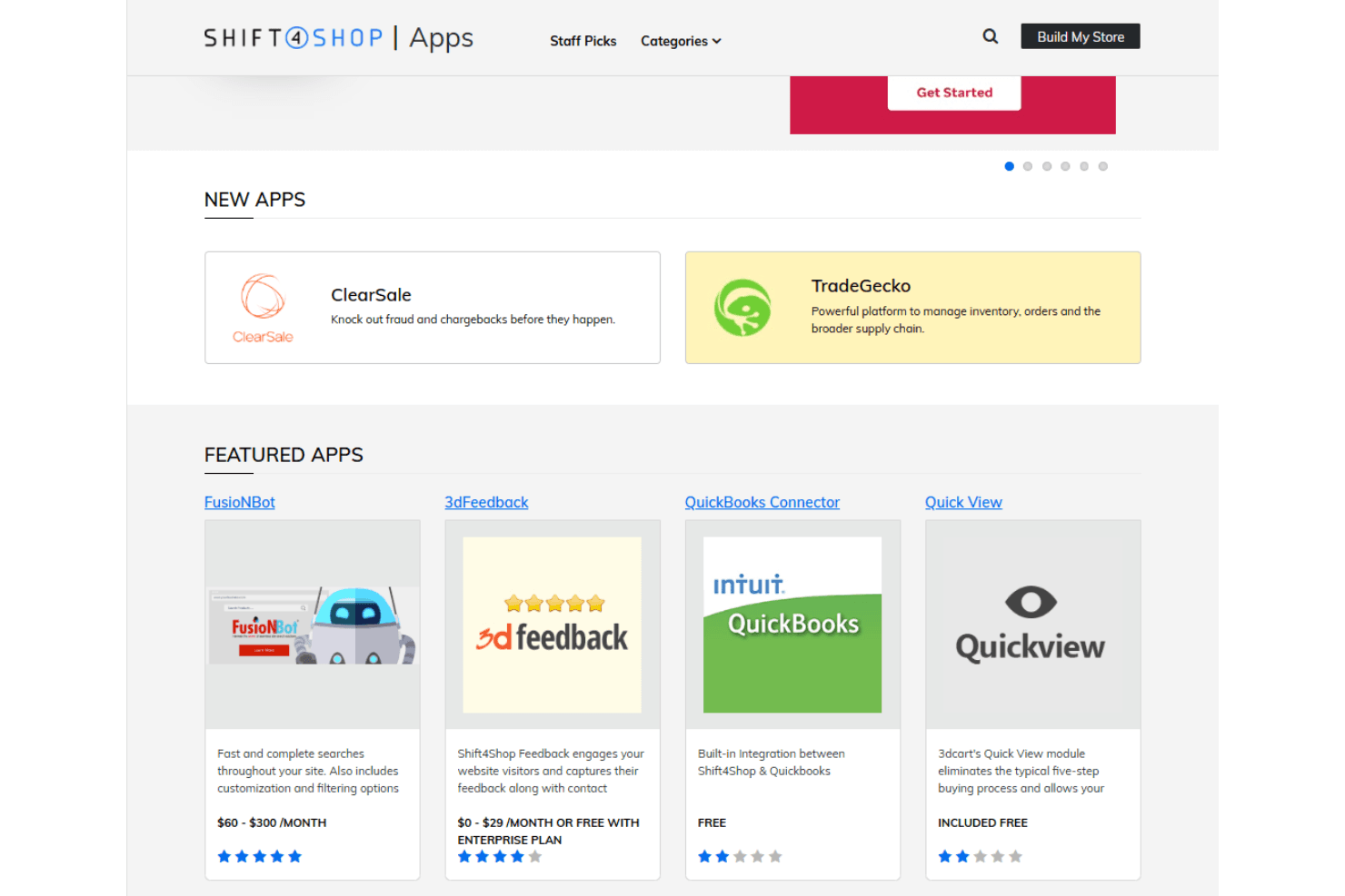 Shift4Shop screenshot