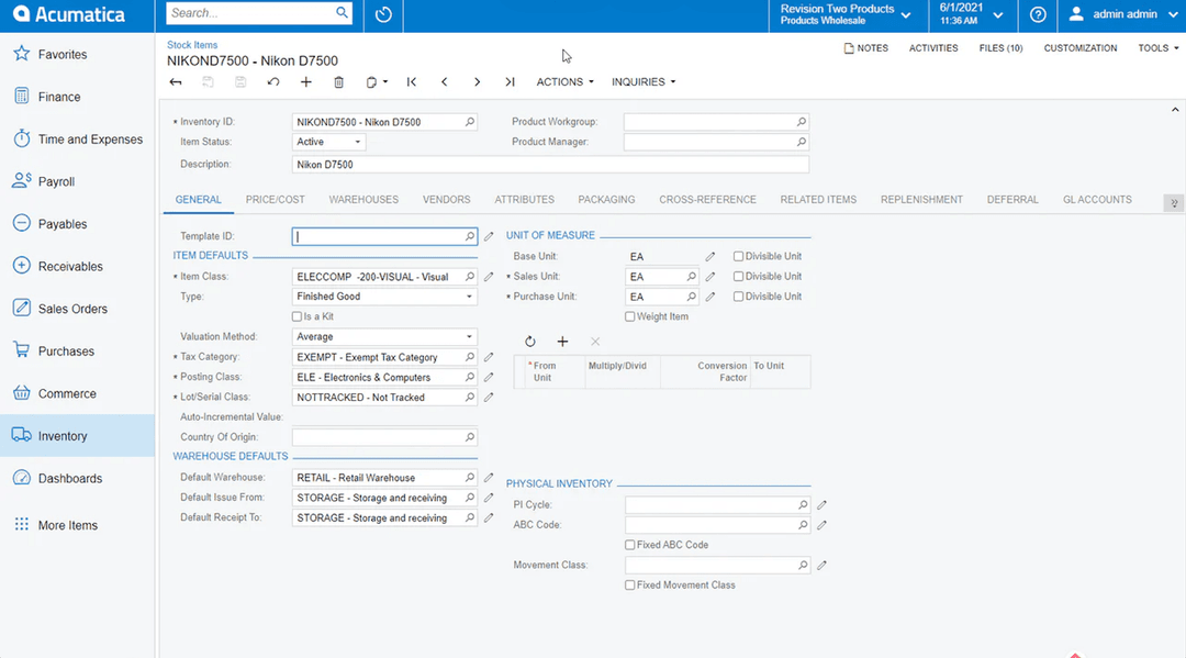 Acumatica unifies ERP for retailers with inventory, finance, CRM, and more.