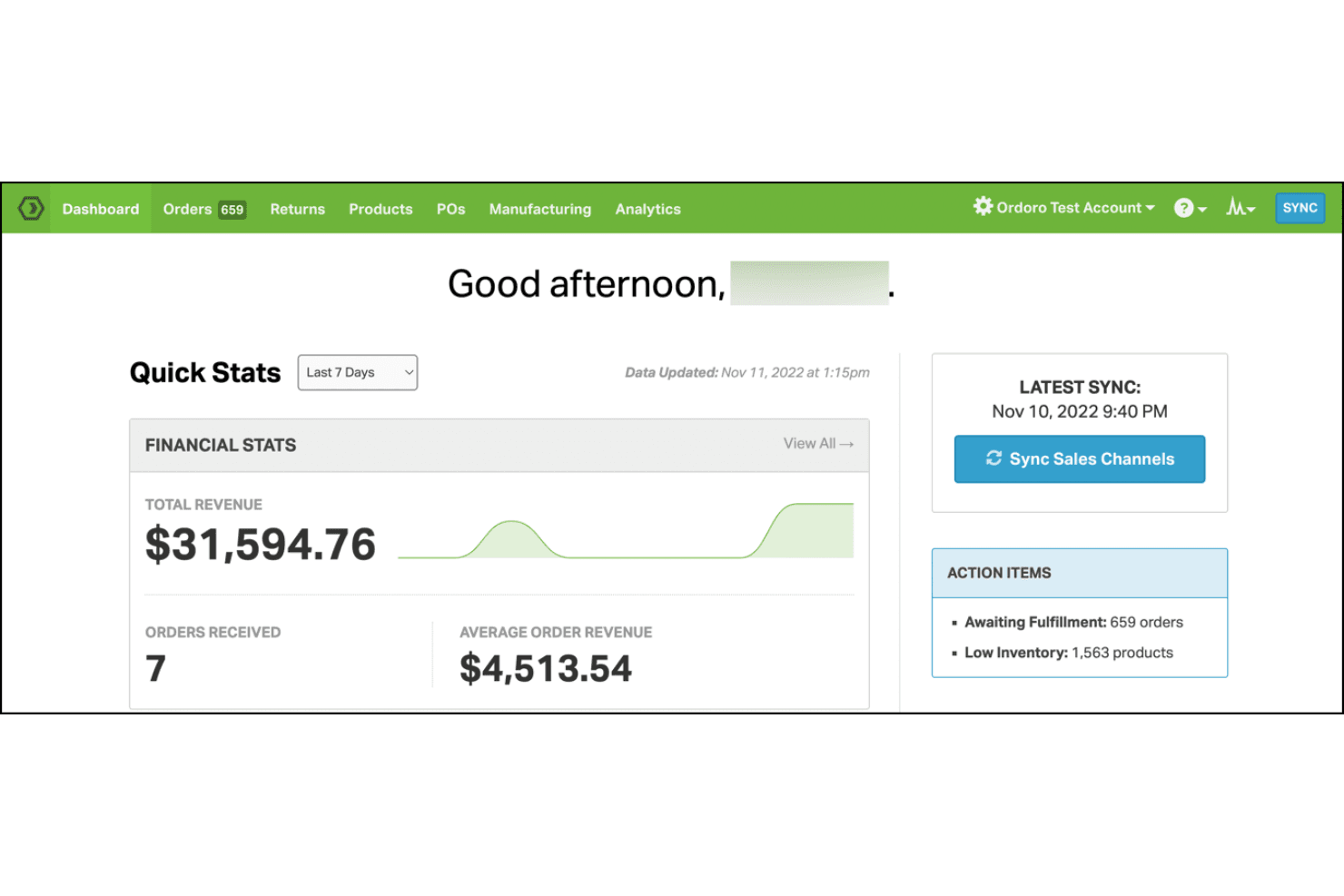 Ordoro streamlines shipping, inventory, and order management.