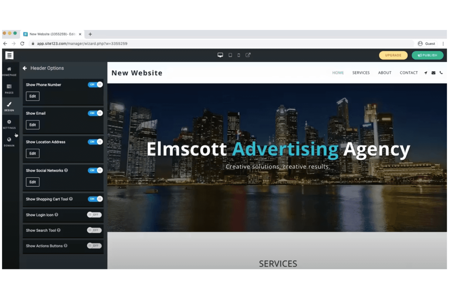 Lets you build and launch online stores with easy drag-and-drop tools.