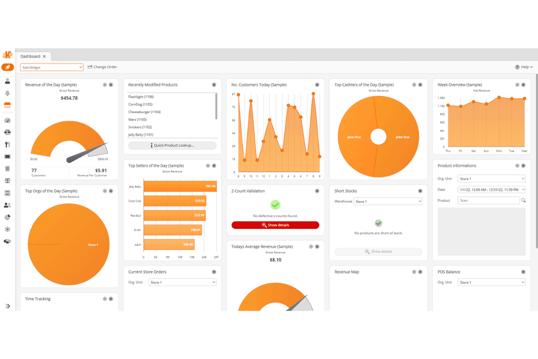 KORONA POS manages sales, inventory, and reporting in one POS system.