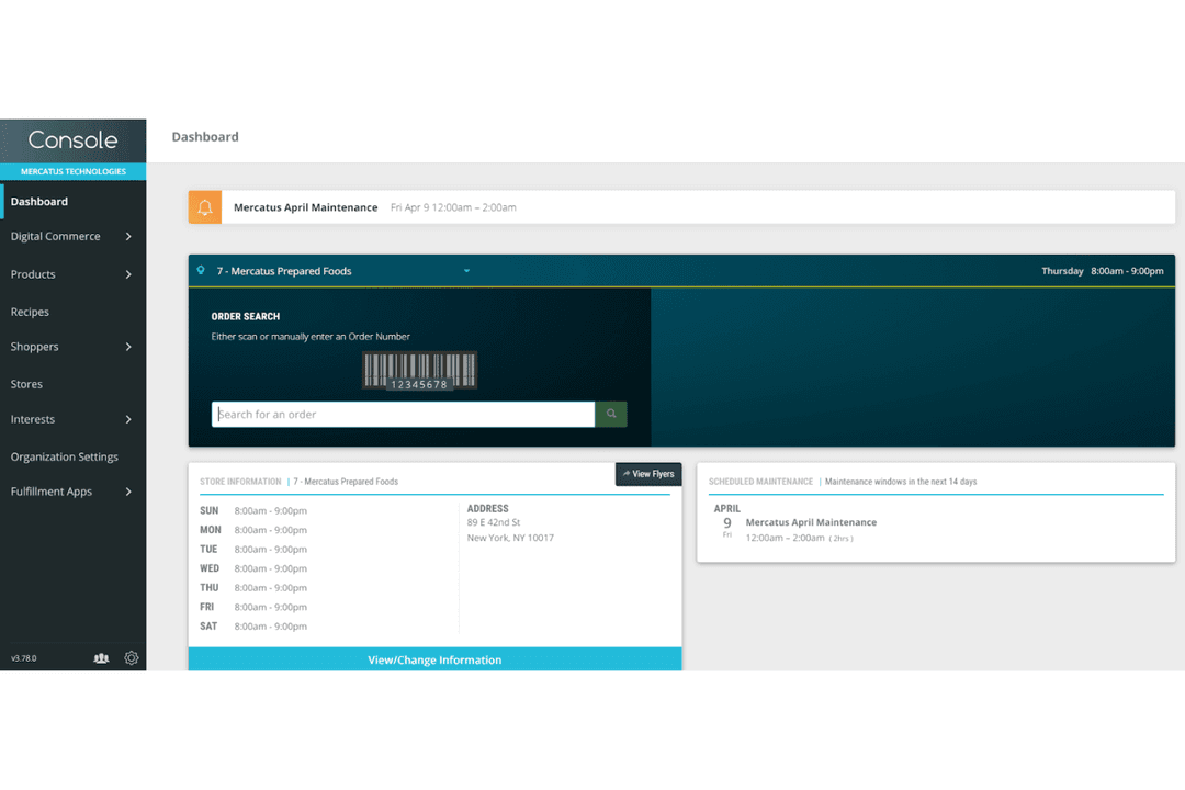 Mercatus gives grocers control over their digital commerce experience.