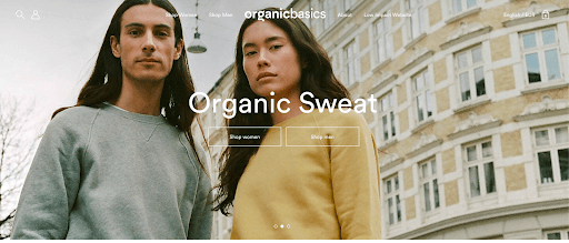 Kuvakaappaus Organic Basicsin tavallisesta versiosta
