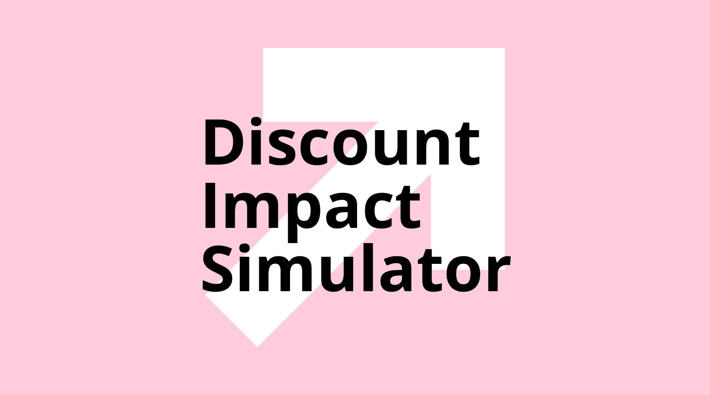 Discount impact simulator standard editorial post
