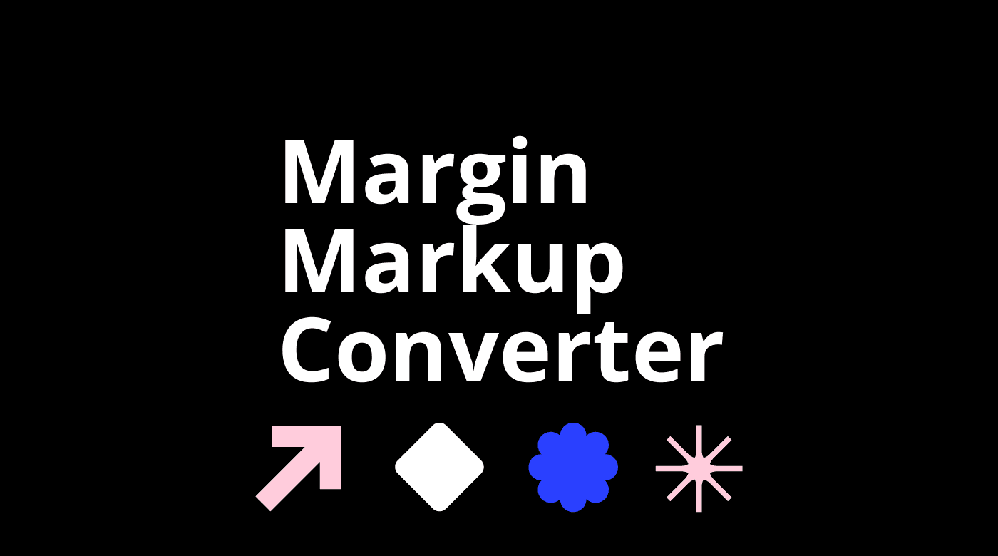 Margin markup calculator standard editorial post