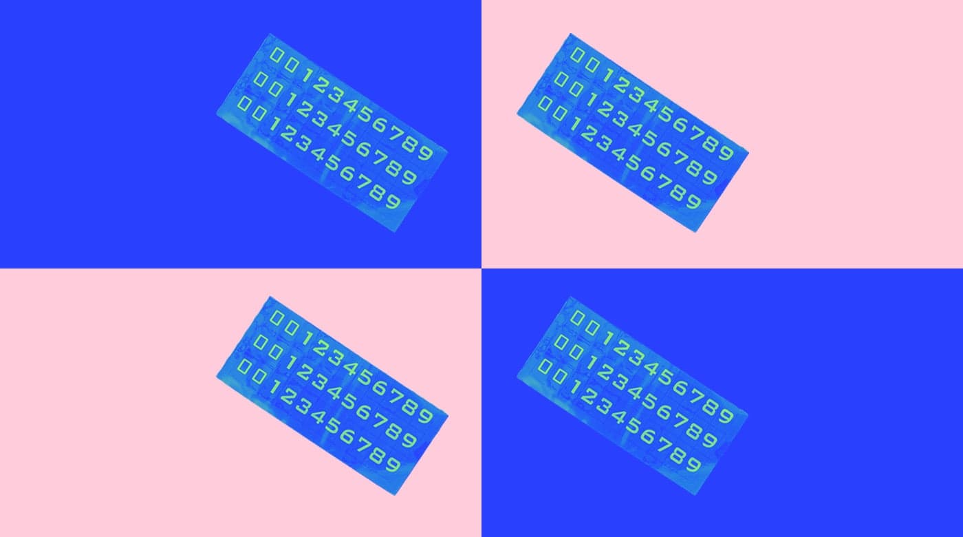 an image showing numbers which symbolizes the serial number tracking