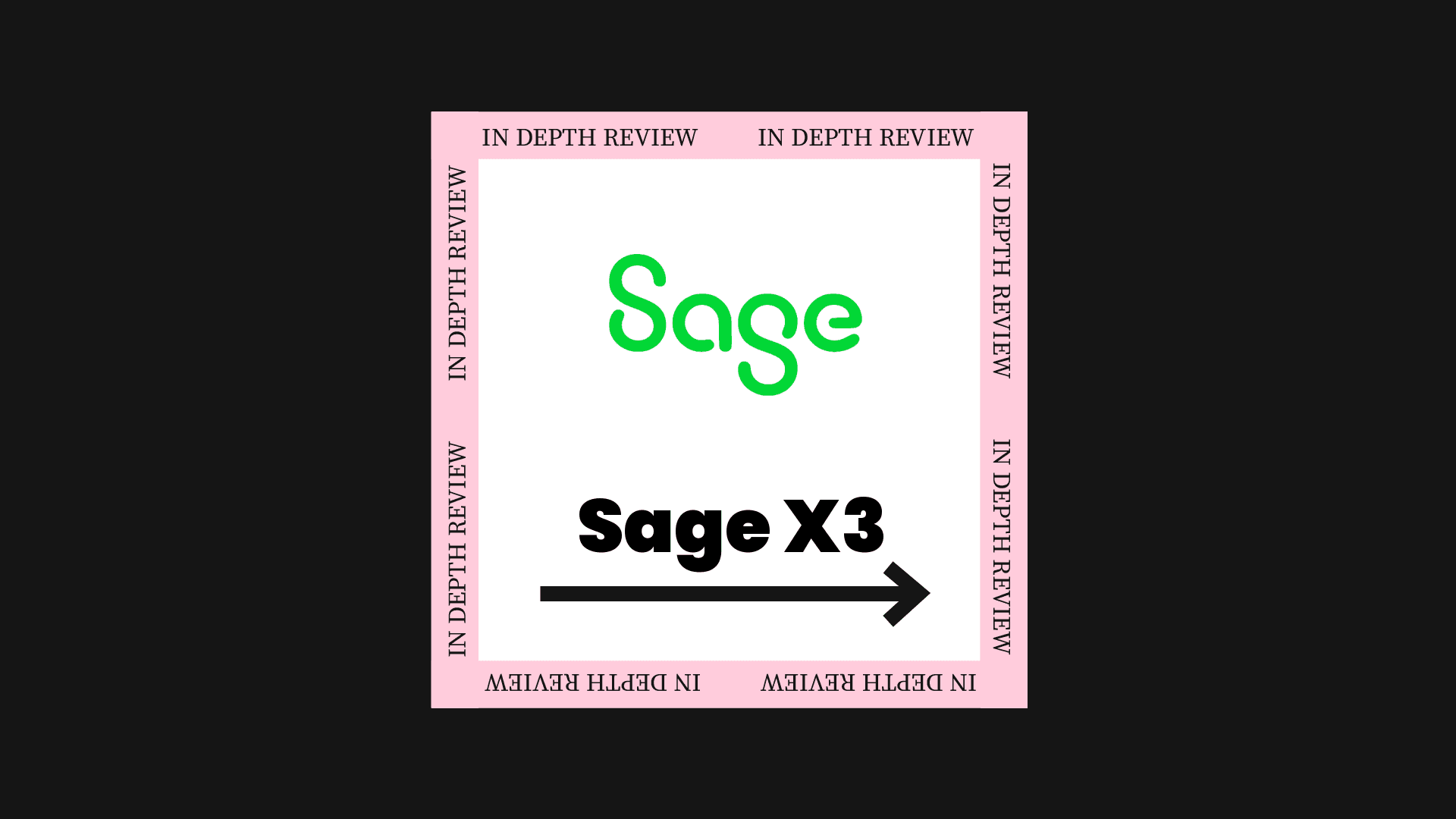 Sage x3 Product Review 58993