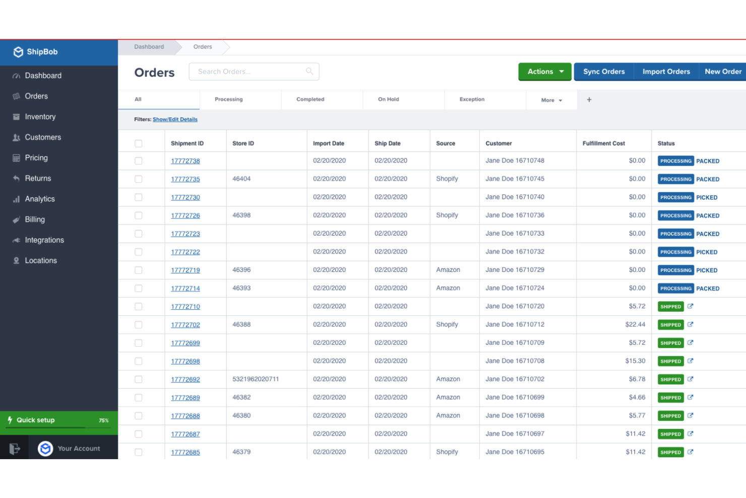 screenshot - ShipBob Review 2026: Pros, Cons, Features, and Pricing