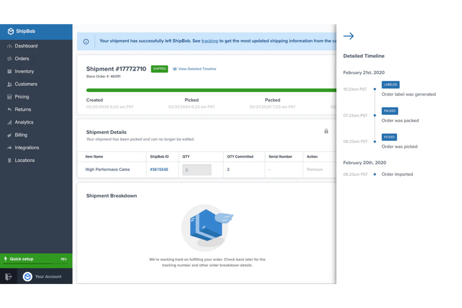screenshot - ShipBob Review 2026: Pros, Cons, Features, and Pricing