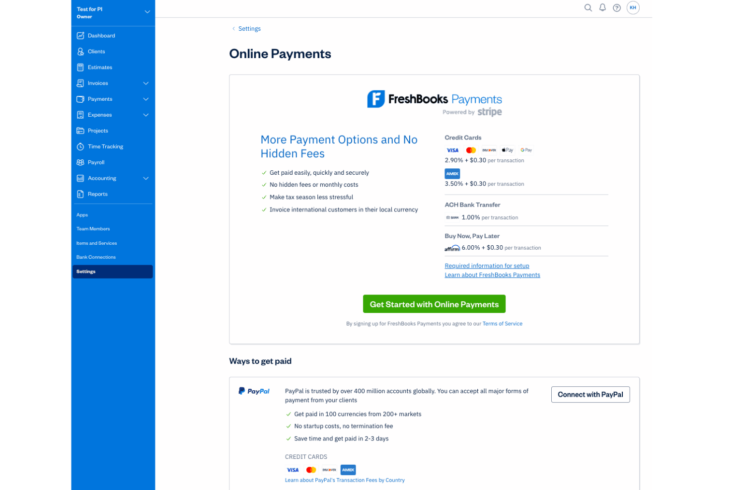 screenshot - FreshBooks Review 2026: Pros, Cons, Features and Pricing