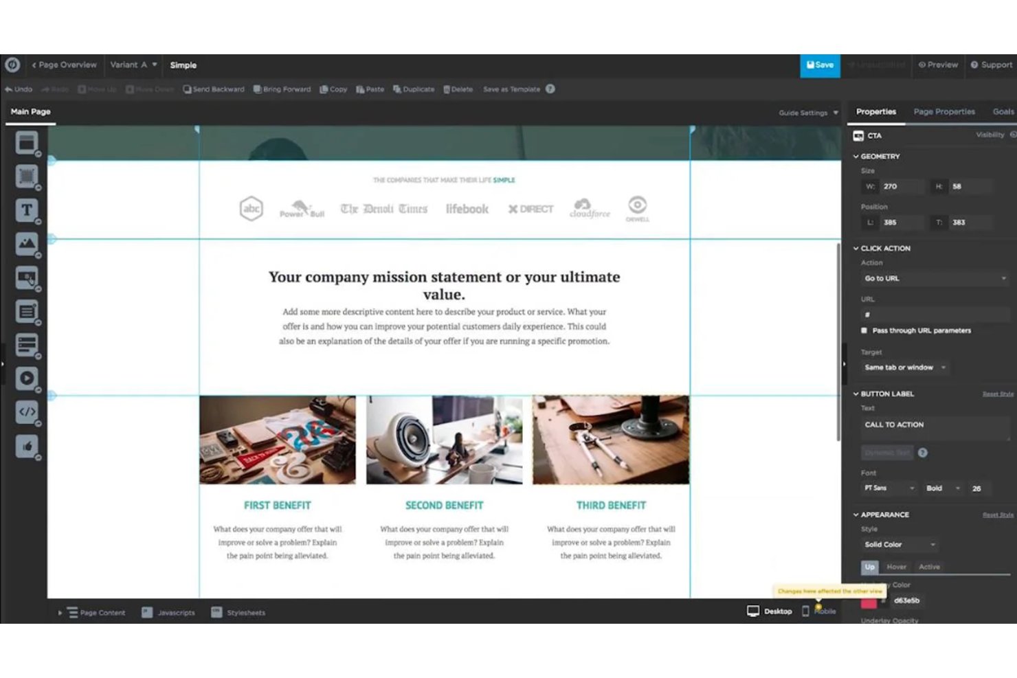 screenshot - Unbounce Review: Pros, Cons, Features and Pricing