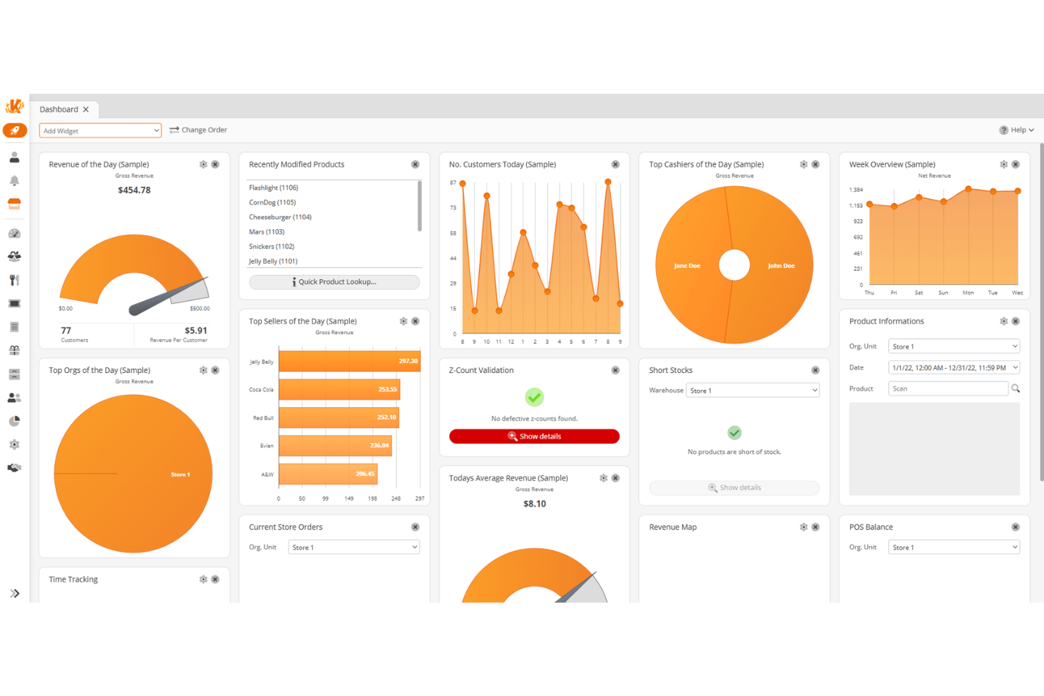 KORONA POS manages sales, inventory, and reporting in one POS system.