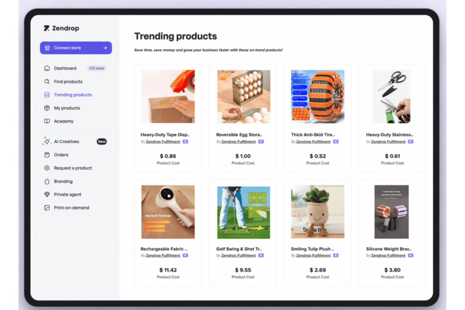 screenshot - Zendrop Review: Pros, Cons, Features and Pricing Explained