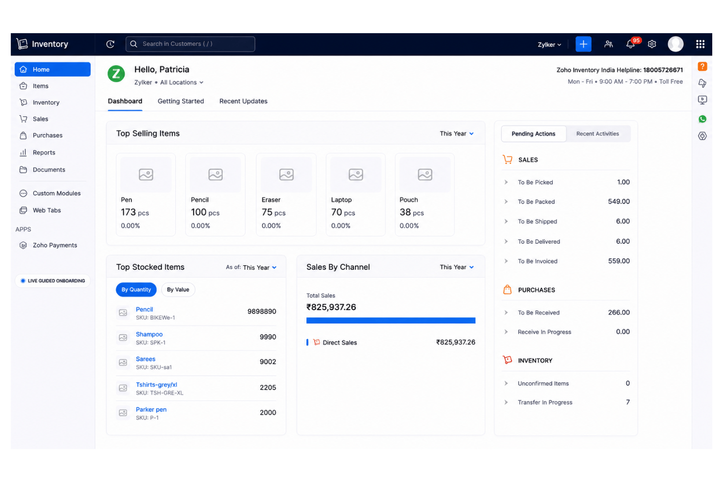 screenshot - Zoho Books Review: Pros, Cons, Features and Pricing Explained