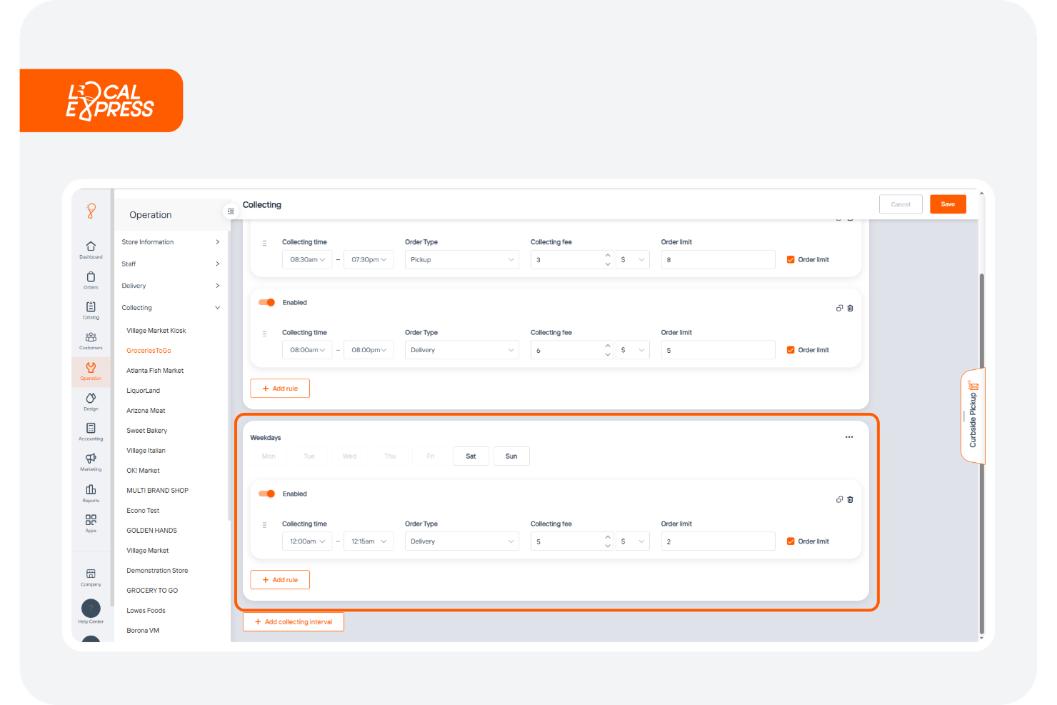 screenshot - Avis sur Local Express : avantages, inconvénients et aperçu des fonctionnalités