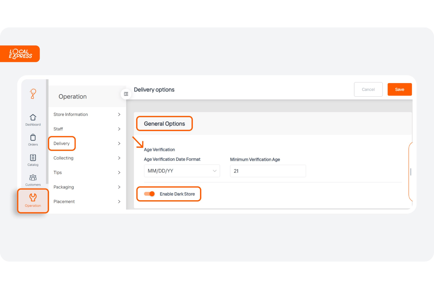 screenshot - Avis sur Local Express : avantages, inconvénients et aperçu des fonctionnalités