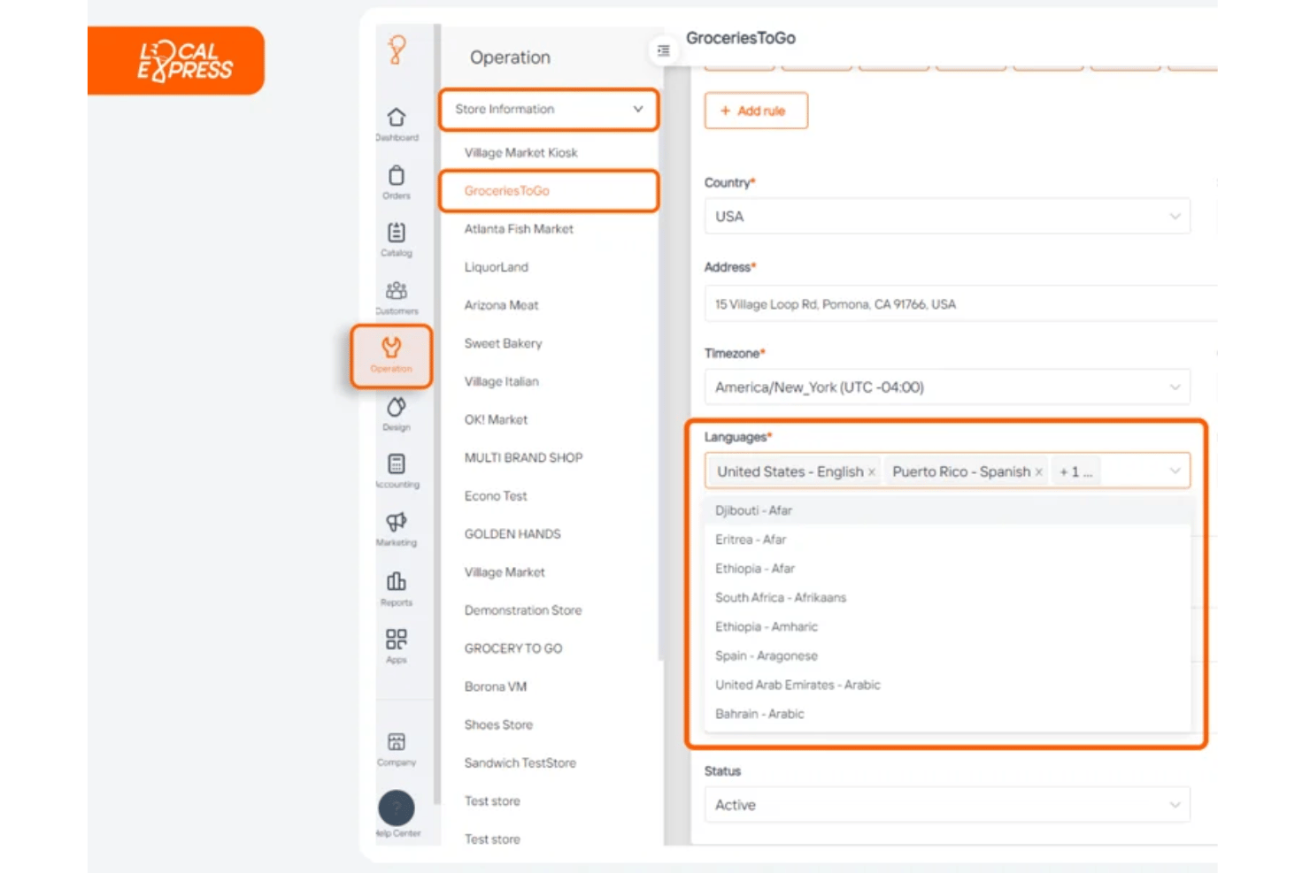 screenshot - Avis sur Local Express : avantages, inconvénients et aperçu des fonctionnalités