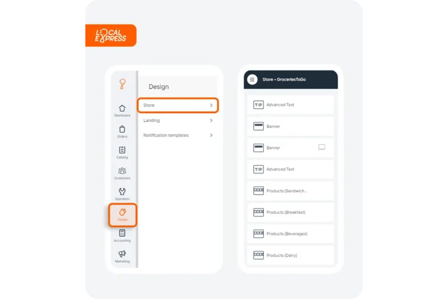 screenshot - Avis sur Local Express : avantages, inconvénients et aperçu des fonctionnalités