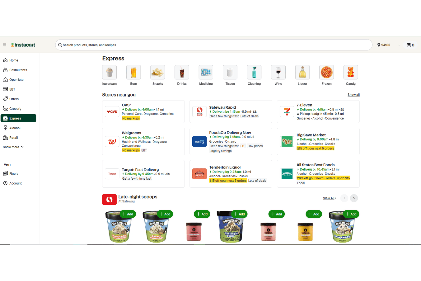 screenshot - Avis sur Instacart Storefront : avantages, inconvénients, fonctionnalités et tarifs