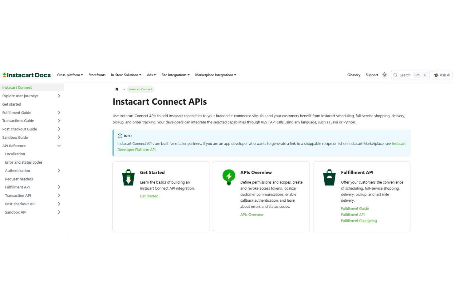 screenshot - Avis sur Instacart Storefront : avantages, inconvénients, fonctionnalités et tarifs